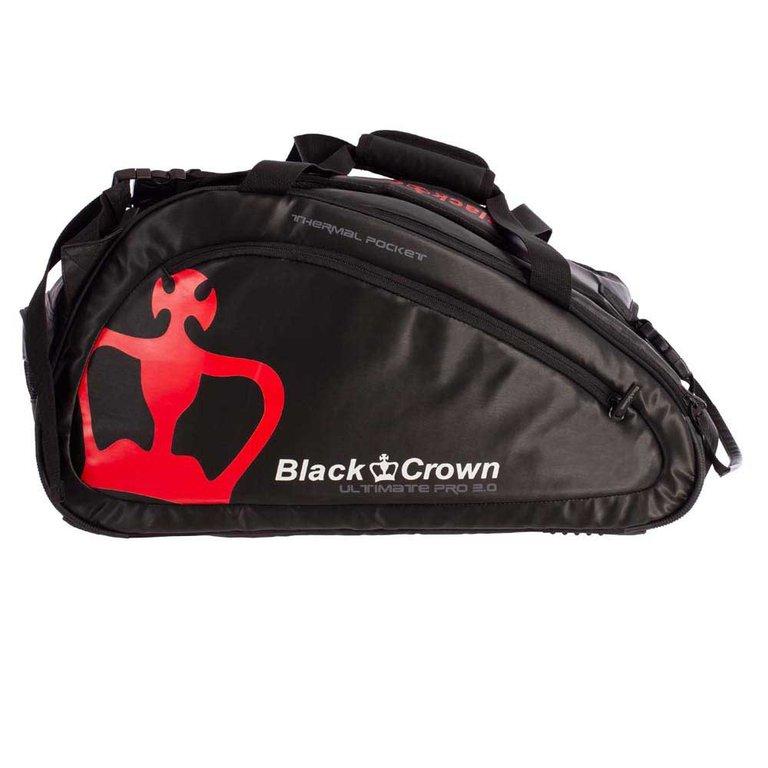 Black Crown Ultimate Pro 2.0 Padel Racket Bag - Negro/Rojo